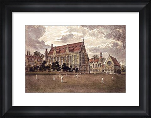 Framed Clifton College Print