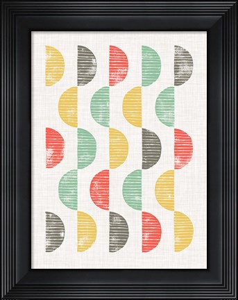 Framed Mod Block Prints II Print