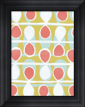 Framed Retro Stems I Print
