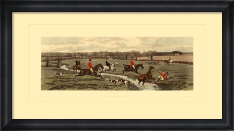 Framed Finish of the Run Print