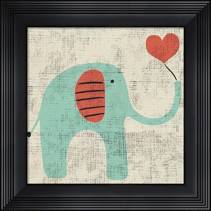 Framed Ada&#39;s Elephant Print