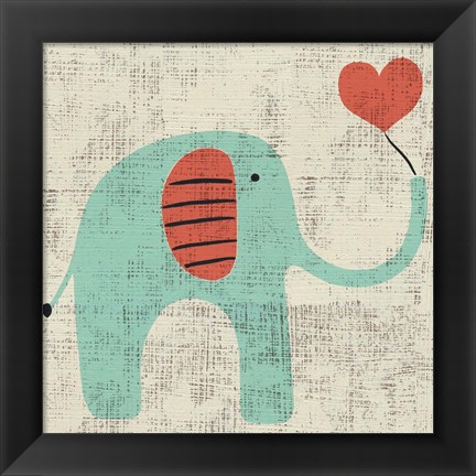 Framed Ada&#39;s Elephant Print