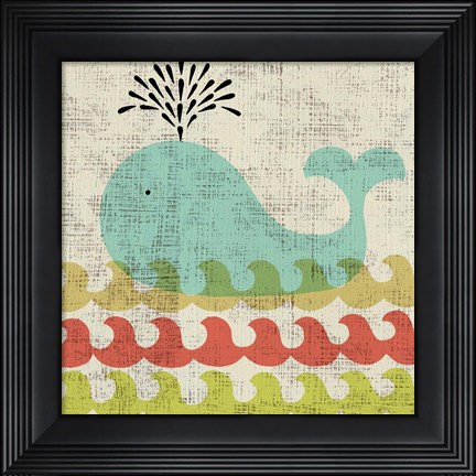 Framed Ada&#39;s Whale Print