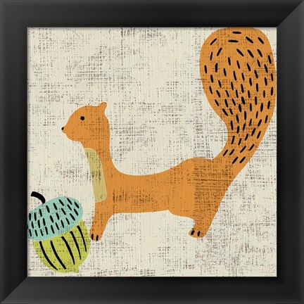 Framed Ada&#39;s Squirrel Print