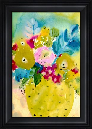 Framed Bright Arrangement IV Print