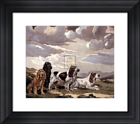 Framed Merry Cockers Print