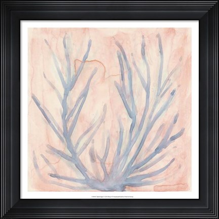 Framed Tinted Algae I Print