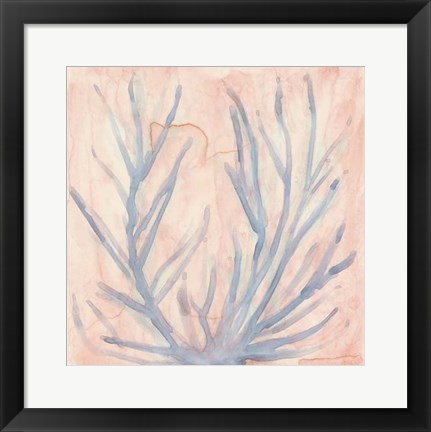 Framed Tinted Algae I Print