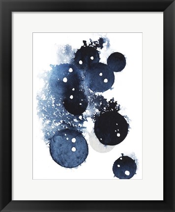 Framed Blue Galaxy II Print