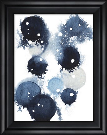 Framed Blue Galaxy IV Print