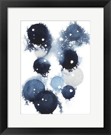 Framed Blue Galaxy IV Print