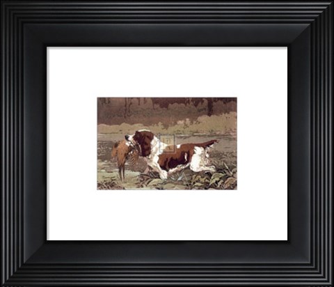 Framed Springer and Pheasant (Small) Print