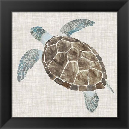 Framed Sea Turtle II Print