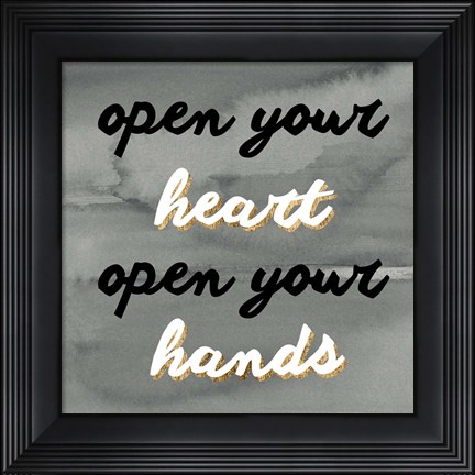 Framed Watercolor Quote II Print