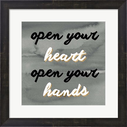 Framed Watercolor Quote II Print