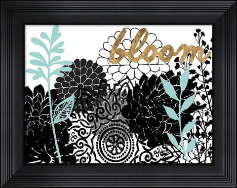 Framed Lacy Garden II Print