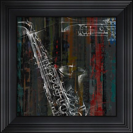 Framed That Jazz II Print