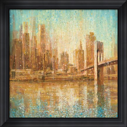 Framed Champagne City Print