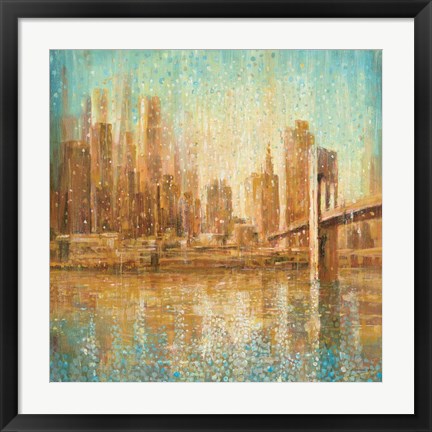 Framed Champagne City Print