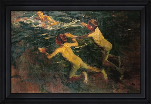 Framed Swimmers Print