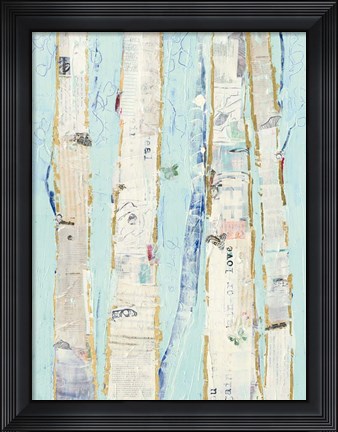 Framed Far From Blue I Print