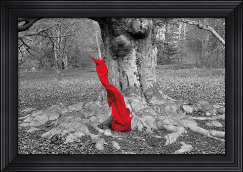 Framed Flow I Print