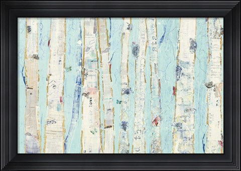 Framed Far From Blue III Print