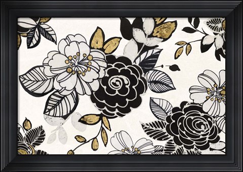 Framed Dream Garden I Print
