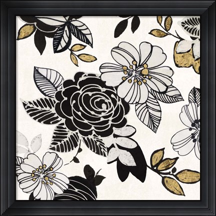 Framed Dream Garden II Print