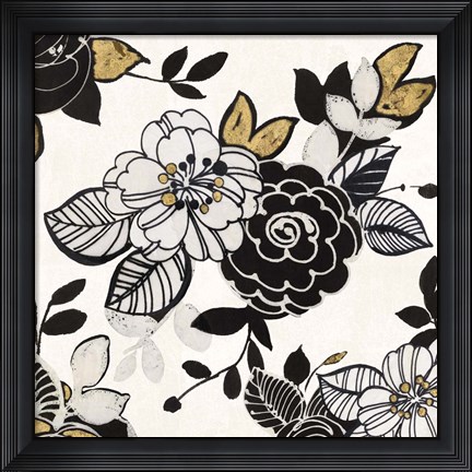 Framed Dream Garden III Print