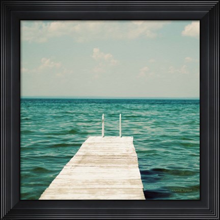 Framed Mint Cottage Days I Print