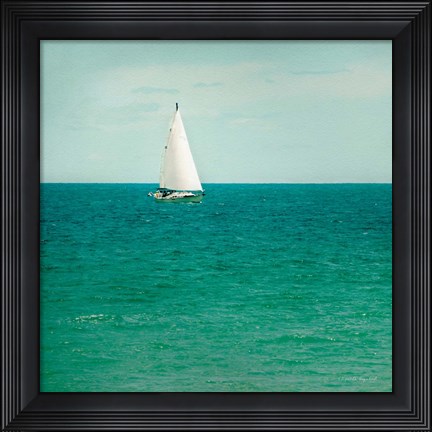 Framed Mint Cottage Days III Print