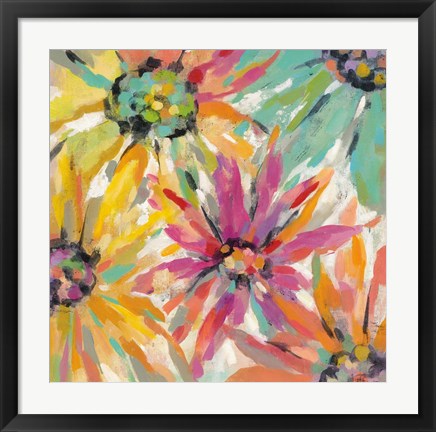 Framed Abstracted Petals II Print