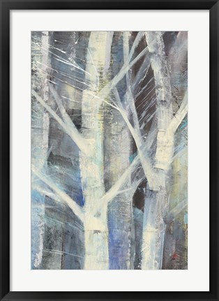 Framed Winter Birches II Print