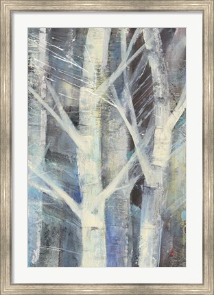 Framed Winter Birches II Print