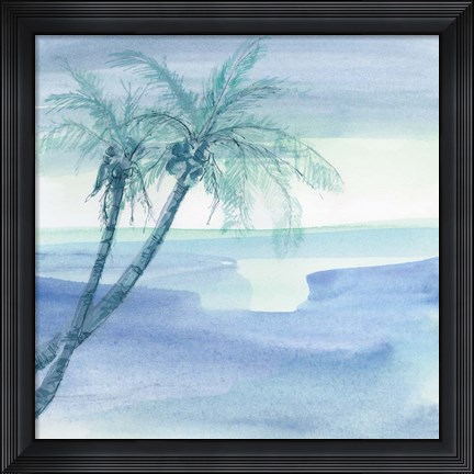 Framed Peaceful Dusk I Print