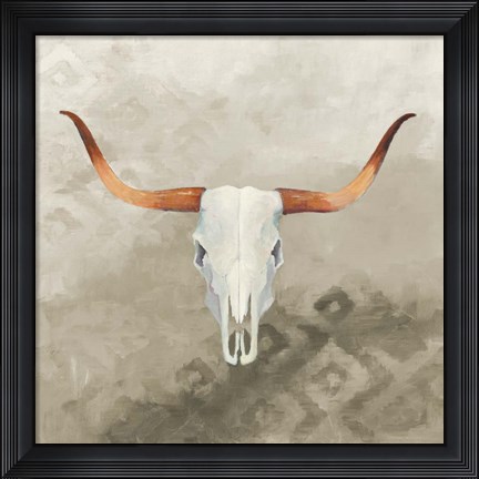Framed Echoes Taupe Print