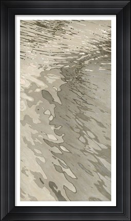 Framed Edge of the Beach Print
