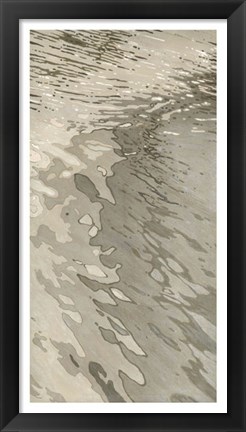 Framed Edge of the Beach Print