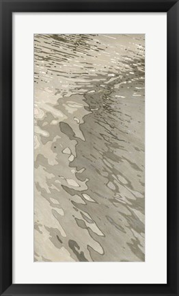 Framed Edge of the Beach Print