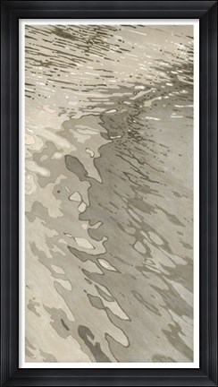 Framed Edge of the Beach Print