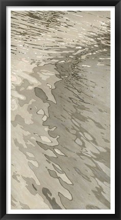 Framed Edge of the Beach Print