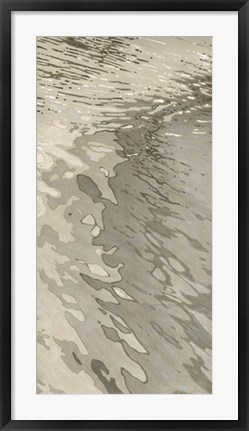 Framed Edge of the Beach Print