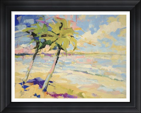 Framed Palms I Print