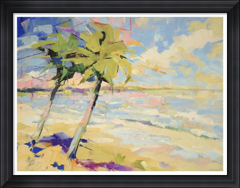 Framed Palms I Print