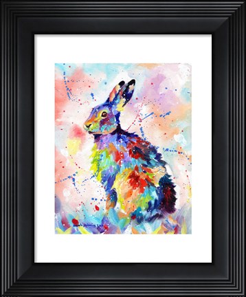 Framed Color Hare Print