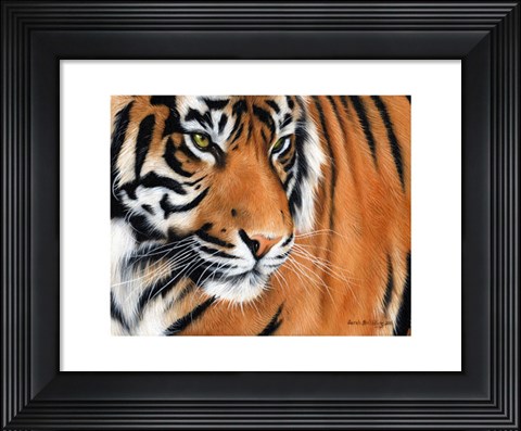 Framed Tiger Crop Print