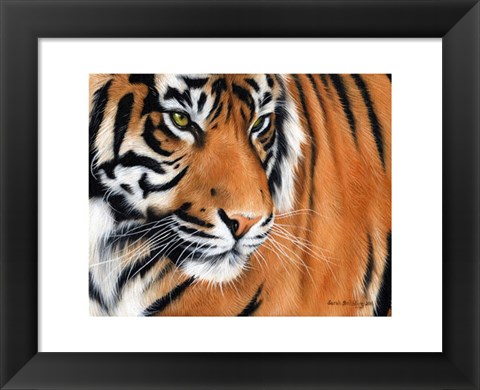 Framed Tiger Crop Print