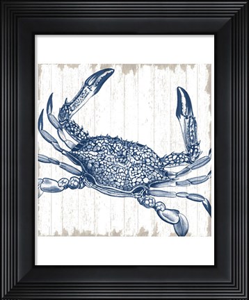 Framed Seaside Crab Print