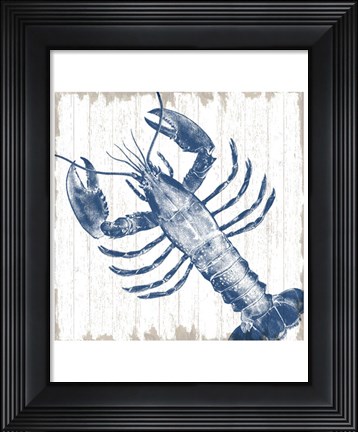 Framed Seaside Lobster Print